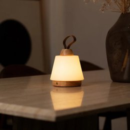 Liv Lysebrun Genopladelig Lampe