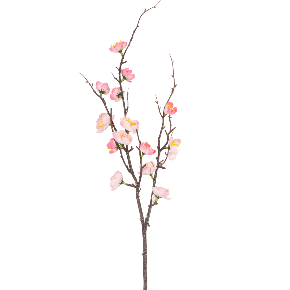 Kunsttak Prunus 78 cm roze