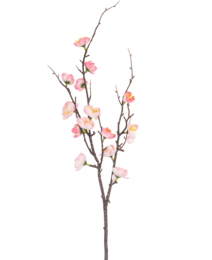 Kunsttak Prunus 78 cm roze