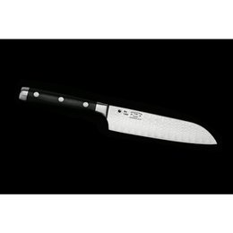 KATAHIRO ZEN  3-tlg  Damast Kochmesser-Set- Chefmesser, Santokumesser, Schälmesser mit Bambus Magnet-Messerhalter