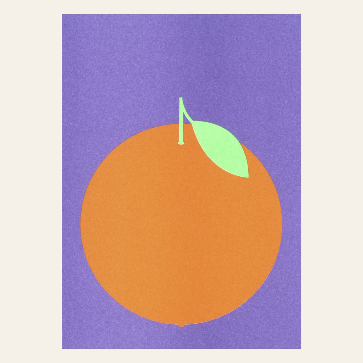 Risography Postcard - Orange - DIN A6