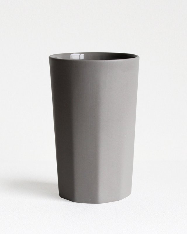 Taza alta segmentada | gris claro