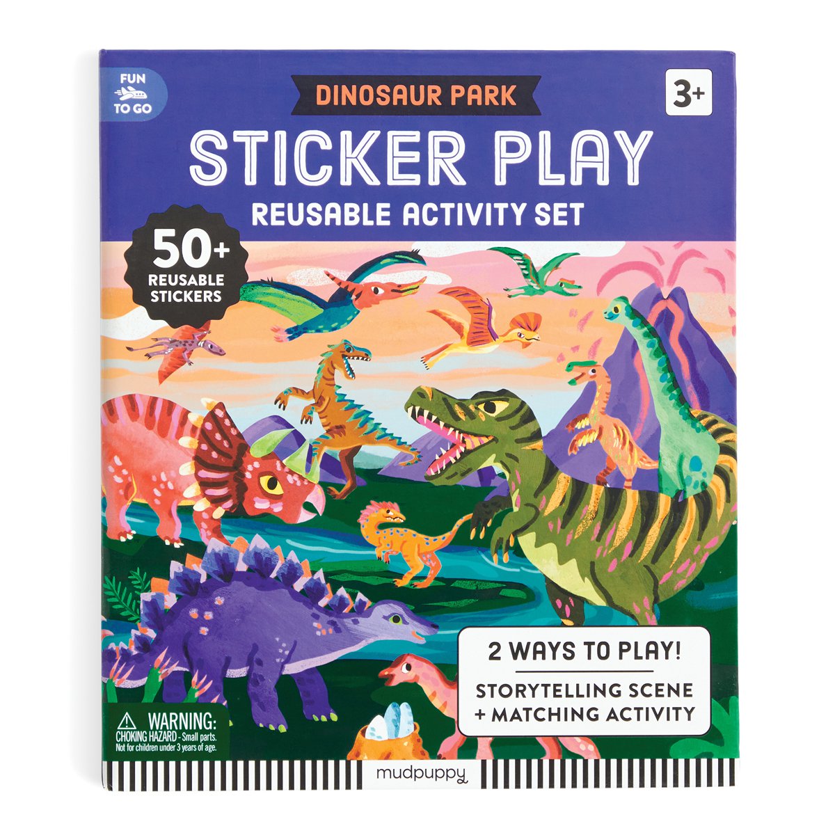 Herbruikbare Stickers - Dinosauruspark