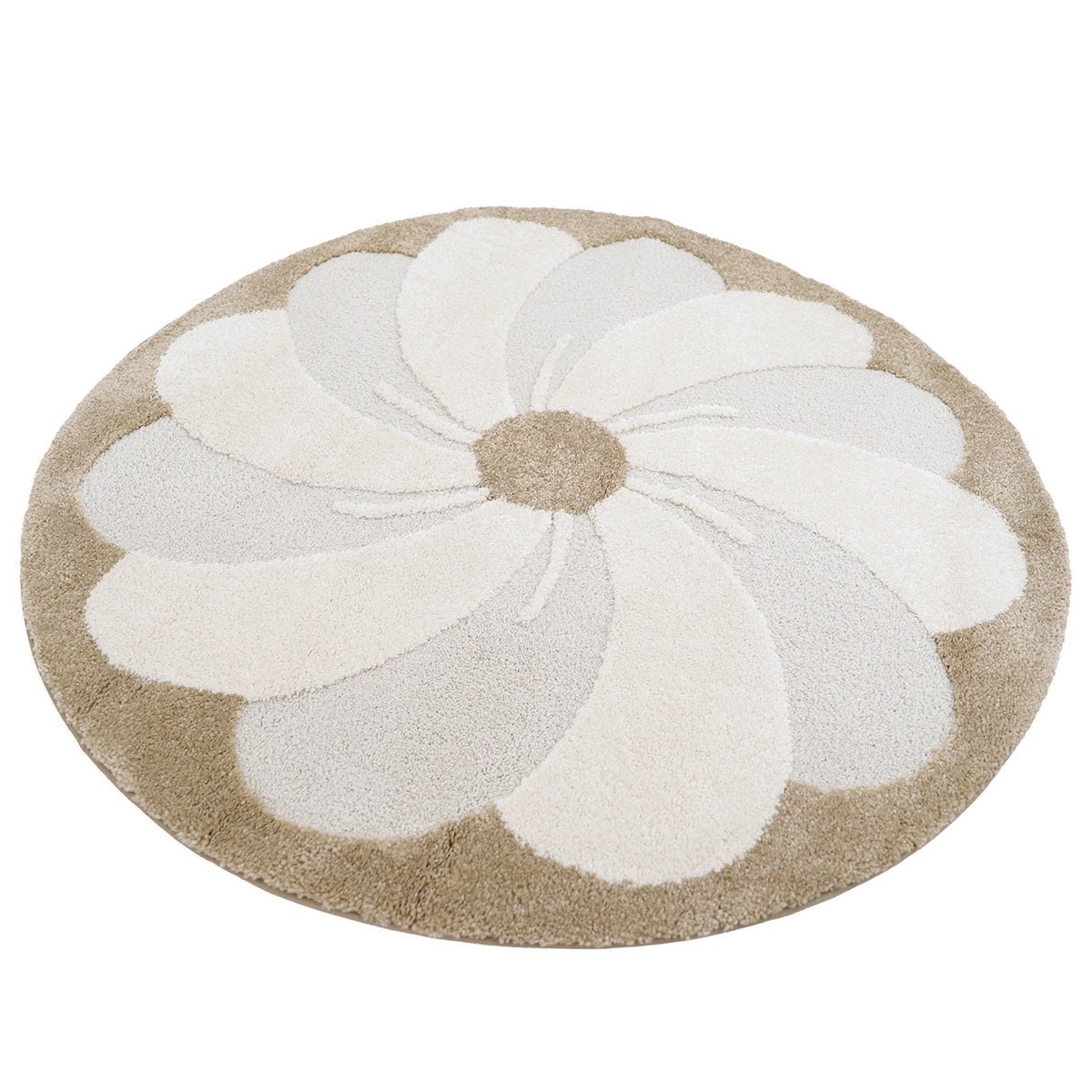 ELSA round flower children's rug