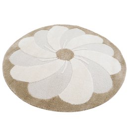 ELSA round flower children's rug
