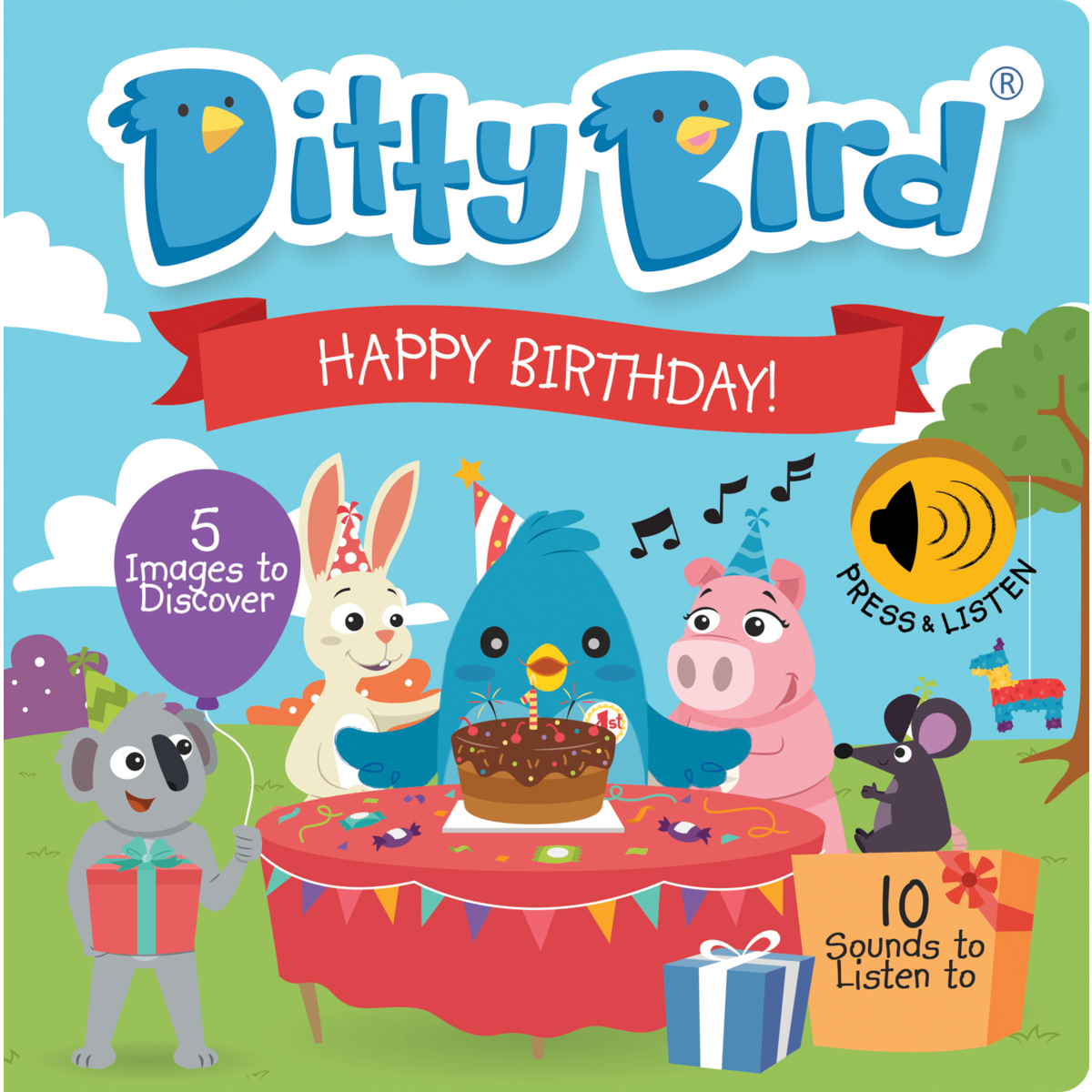 Ditty Bird Baby Sound Book: Gefeliciteerd met je verjaardag