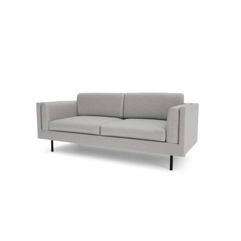 3-Seater Sofa CHELSEA - Silver