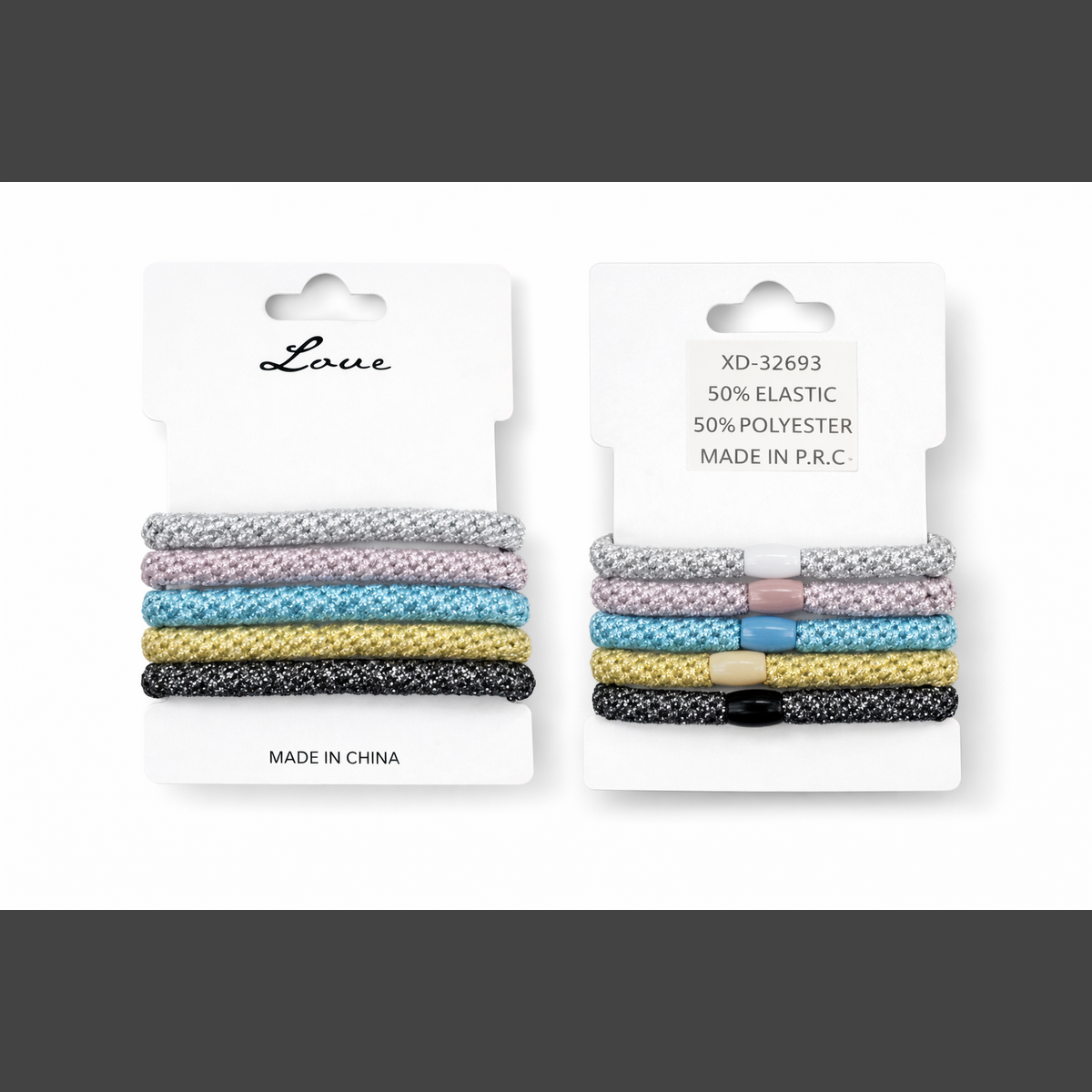 HS Elastiekjes - In 5 Kleuren - In setjes van 5