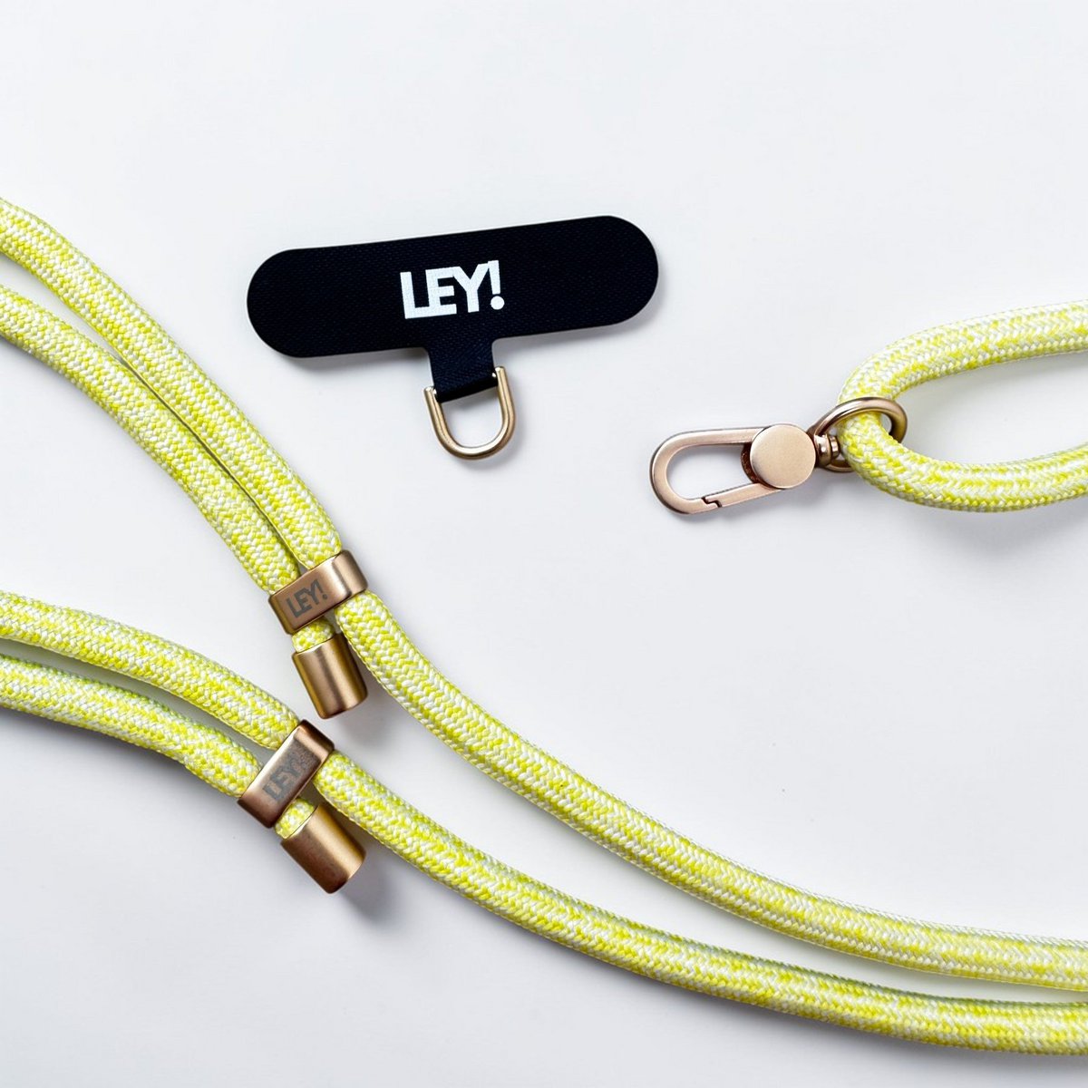 Cell phone chain - yellow
