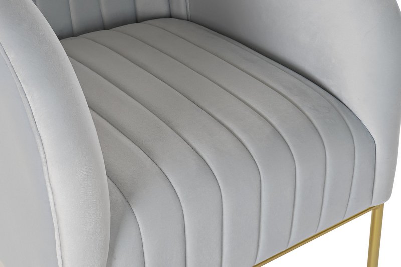 BUTACA POLIESTER METALL 62X75X85 AZUL CELESTE MB190878