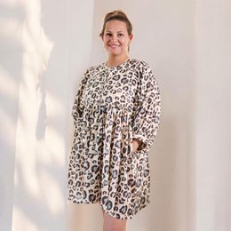 „Fey Good” Baumwollkleid „Blue Leo”