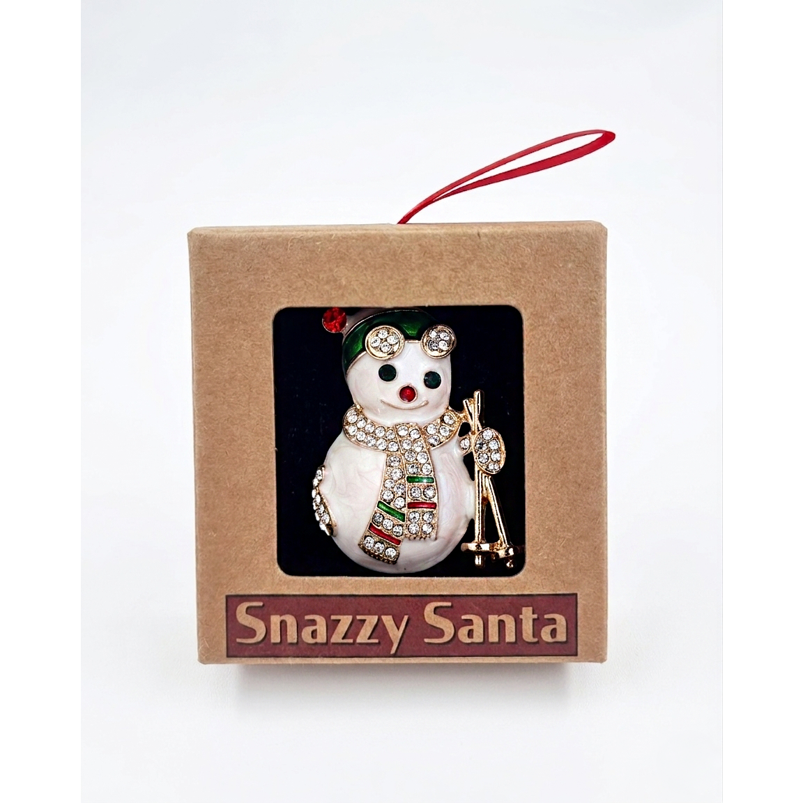 Brooch - Snowman
