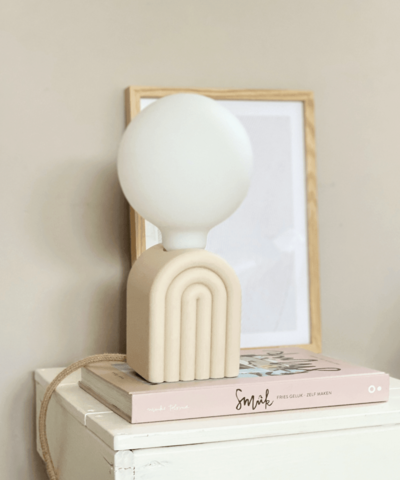Rainbow Table Lamp Beige