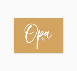 A6 Ansichtkaart || Lieve opa