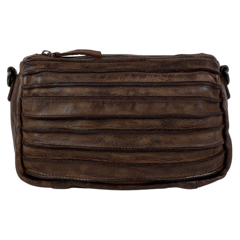 Borsa A Spalla Da Donna Realizzata In Pelle Lavata In 4 Colori