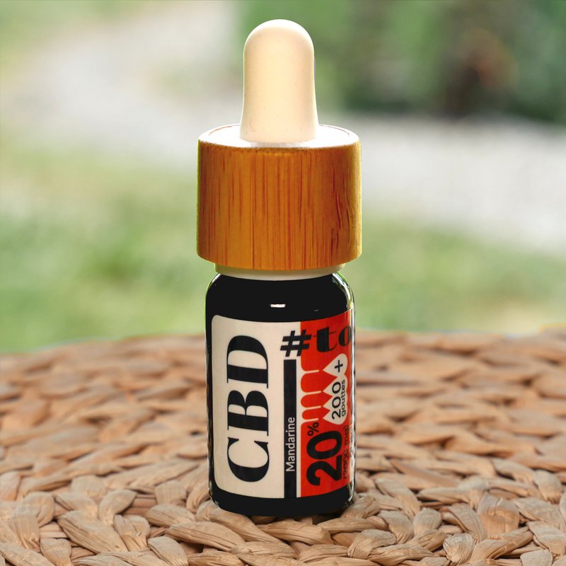 CBD olie 20%, mandarin synergi