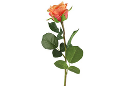 Kunstbloem Rosa oranje- L8B8H70CM