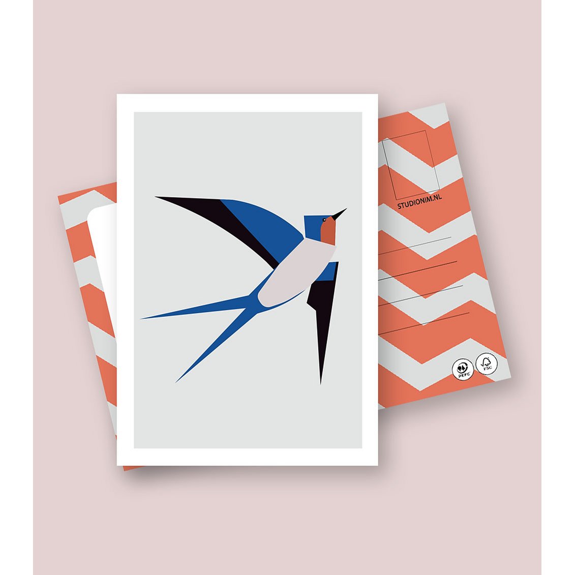SWALLOW | FSC® postcards | Dutch Design