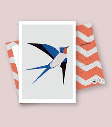 SWALLOW | FSC® postcards | Dutch Design