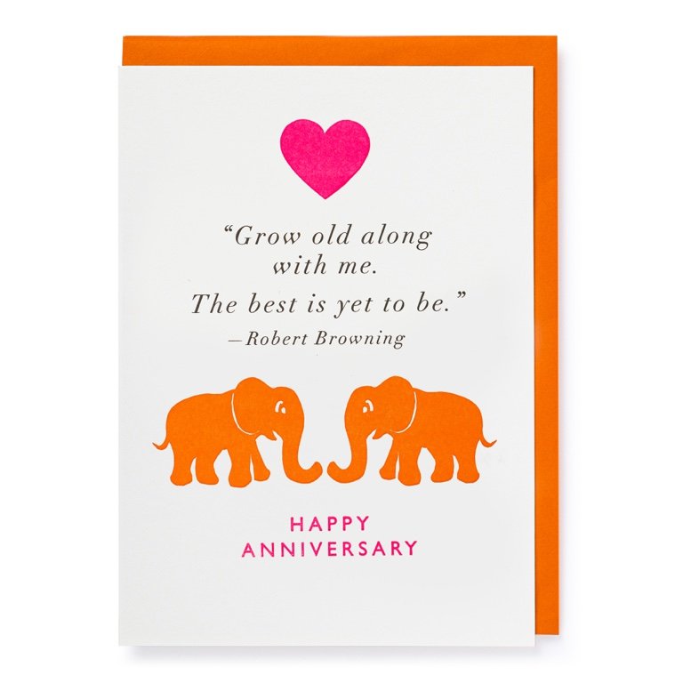 Carte d'archivista Wenskaart - Elefanti dell'anniversario