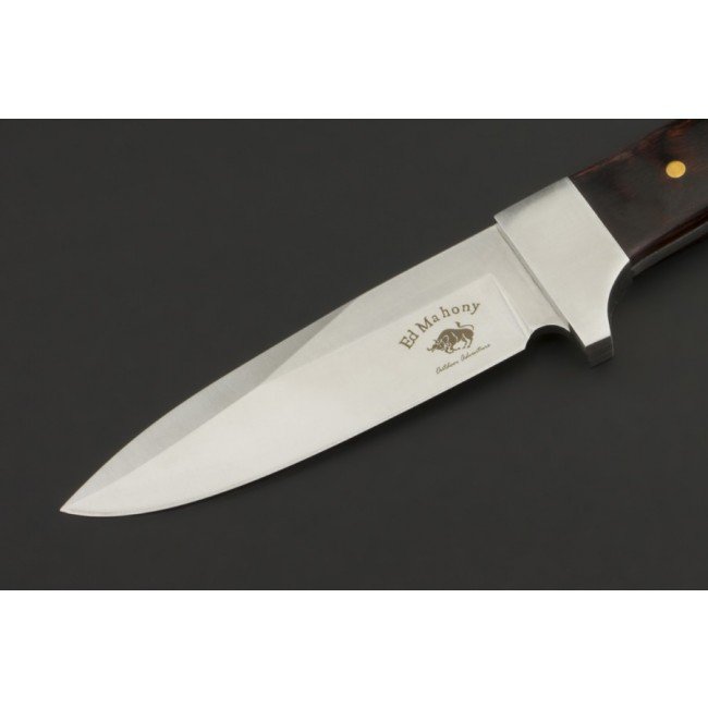 ED MAHONY Red Prairie Hunter, couteau de chasse, 440A