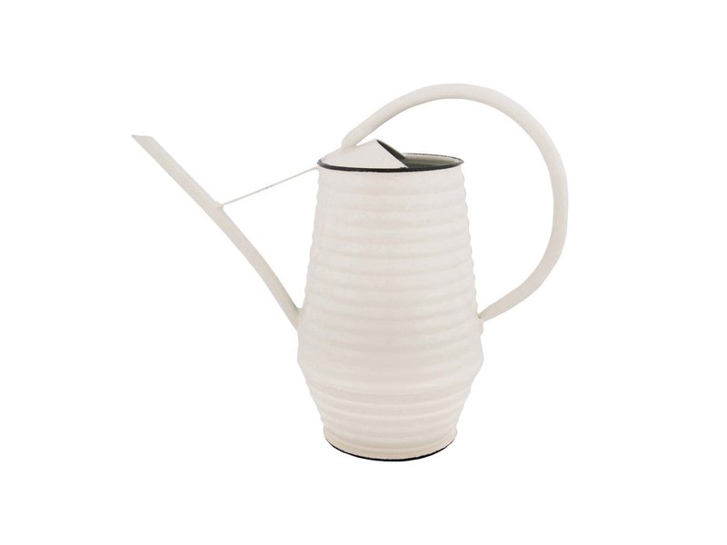 Annaffiatoio per fiori - Zinco - 1 litro - Verde - Grigio - Bianco