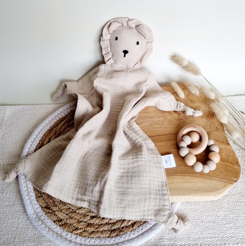 Hydrofilt krammedyr Løve - Beige
