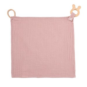 Knuffeldoekje mousseline Bunny Roze
