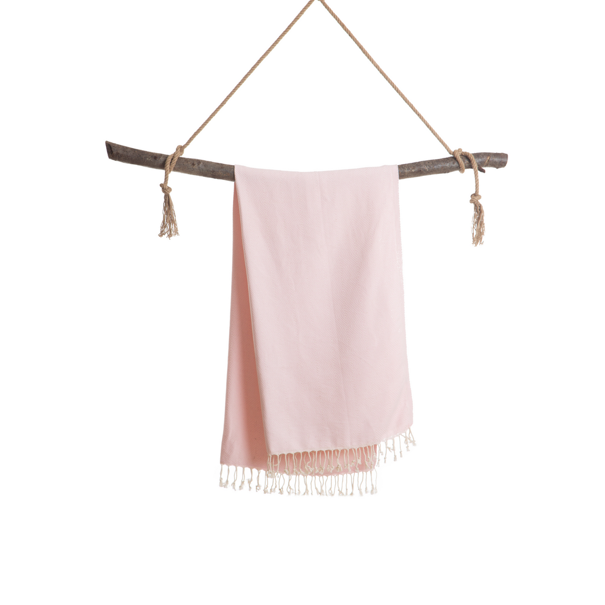 Asciugamano Spa Hammam in cotone CRYSTAL – Leggero – Rosa chiaro – 180x100 cm