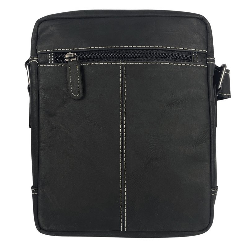Herretaske eller dametaske i 3 farver bøffellæder - Crossbody-taske til kvinder eller mænd