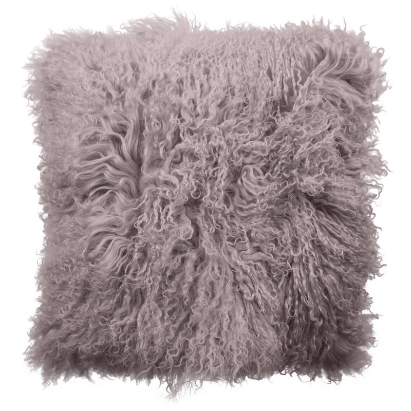 Tibet sheepskin cushion | 15 colors | 45x45cm