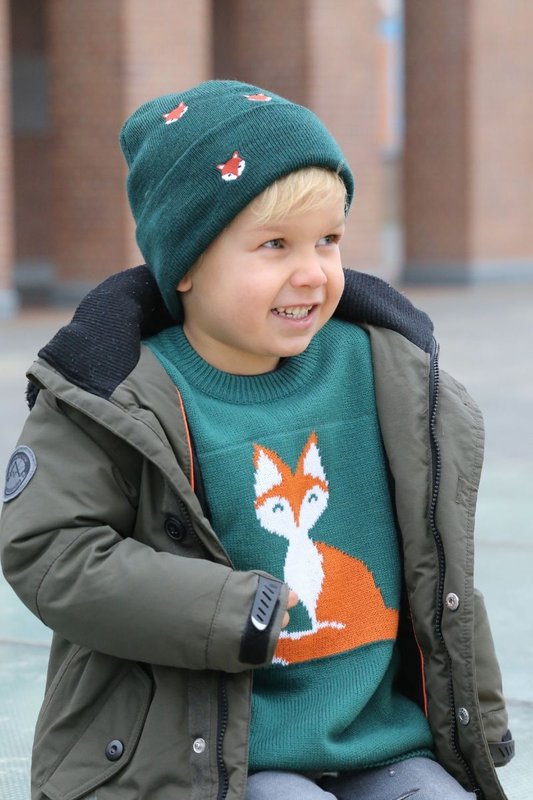 Sweter FOX - GREEN