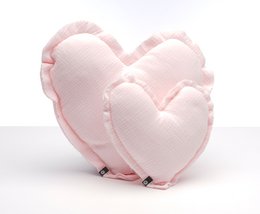 Mousseline kussen "Little Heart"