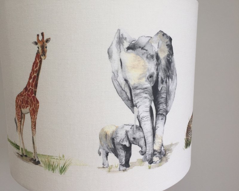 Safari Animals Lampshade