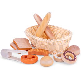 Houten broodmandje speelset