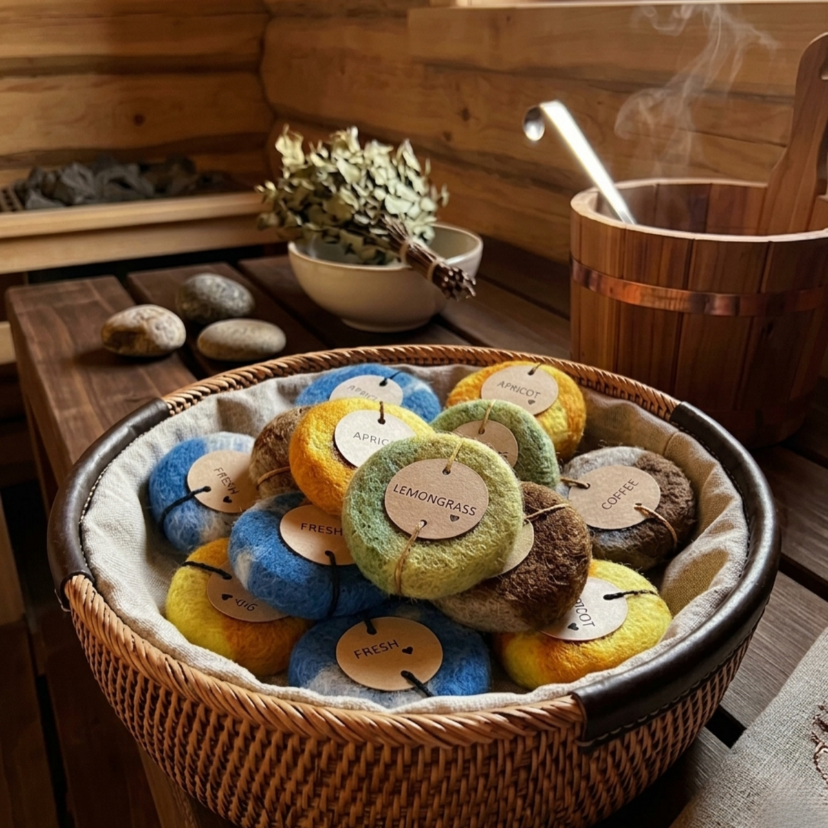 Savon feutré à la glycérine – Parfums variés