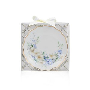 Fleur Blue Porzellan-Schmuckschale von SoapTales