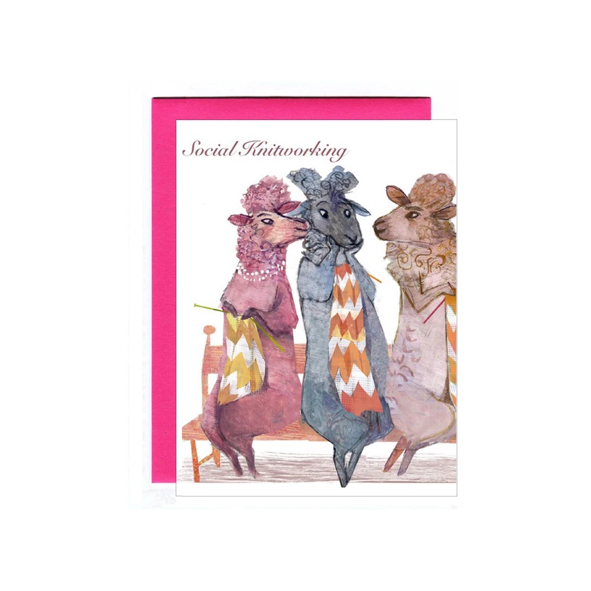 Social Knitworking - Set of 8 Cards