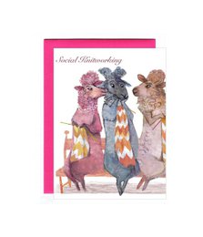 Social Knitworking - Set of 8 Cards