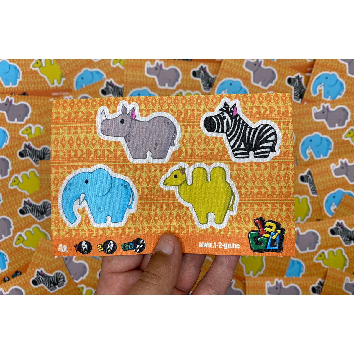 Safari - Schoenstickers