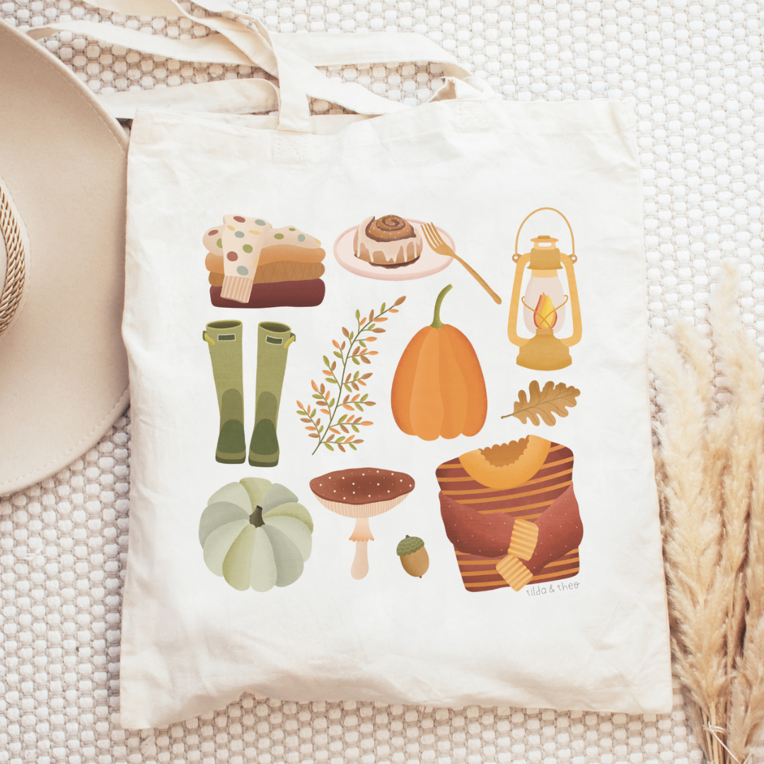 Sac en tissu Autumn - Cabas Autumn Essentials