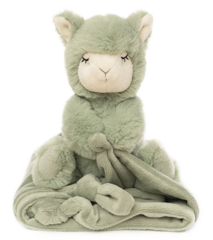 Cuddle Cloth – Llama (dusty lime)
