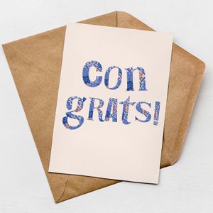 Gefeliciteerd kaart