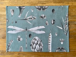 Mantel individual 30 x 43 cm, 100% Algodón, Estampado | Semillas Aguamarina