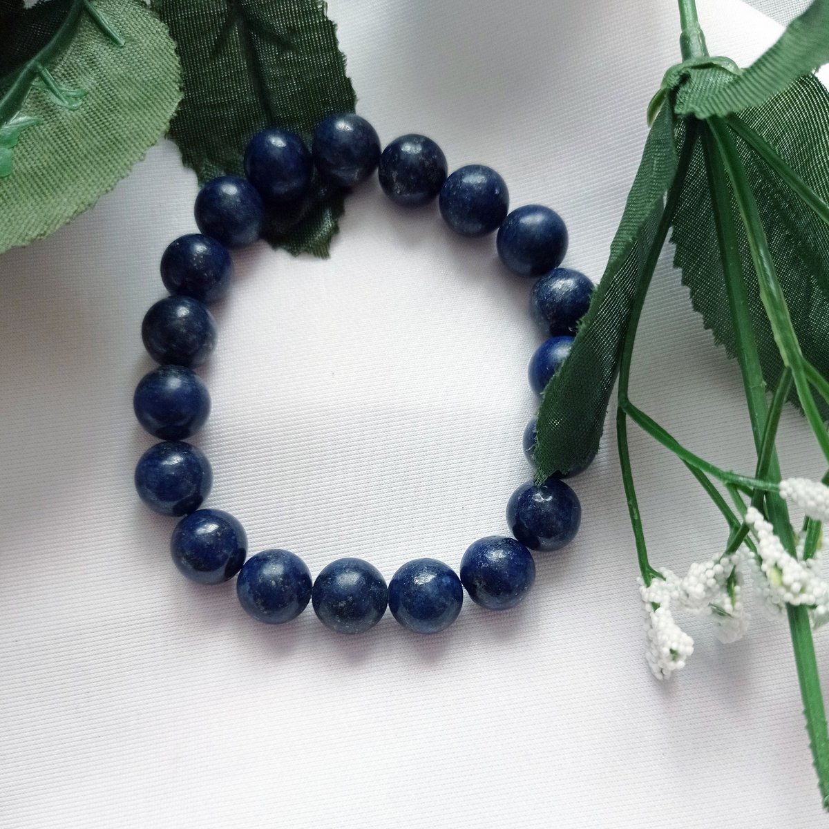 Lapislazuli Stretch-Armband von nlanlaVictory