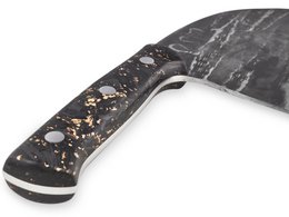 Samura Mad Bull Serbian Chef's Knife 180 mm, Marble Carbon Handle