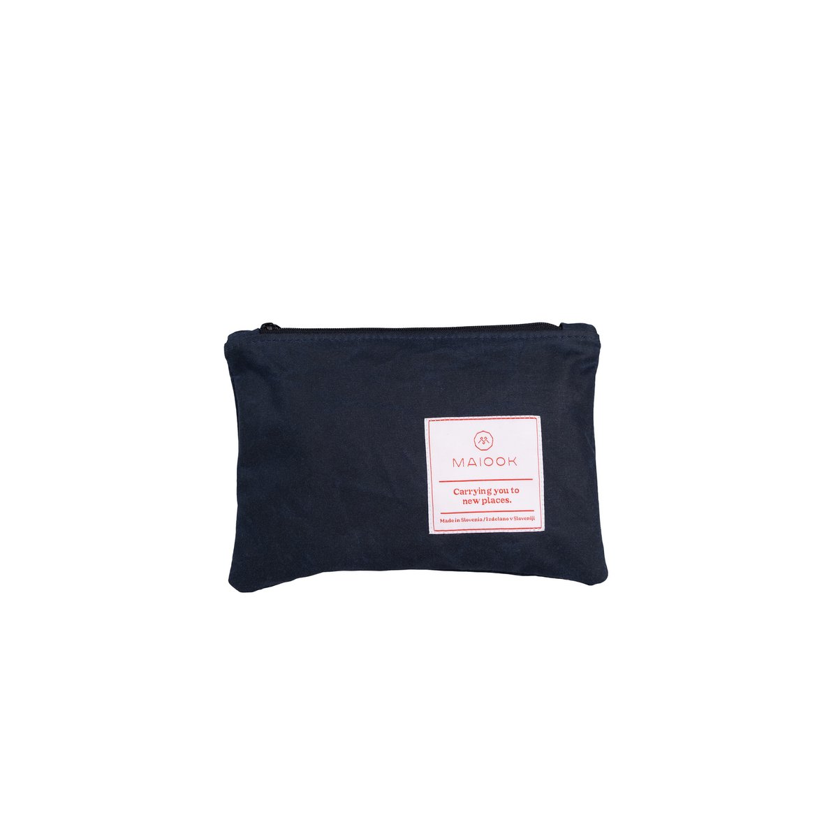 Bolsa de maquillaje de viaje de lona encerada, pequeña bolsa con cremallera de lona encerada resistente al agua