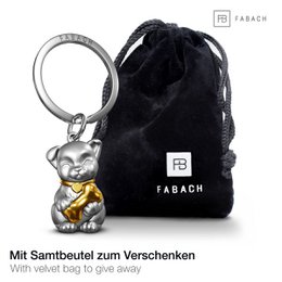 Portachiavi per cani "Cucciolo" - Simpatico ciondolo a forma di cucciolo - Portafortuna e regalo per gli amanti dei cani