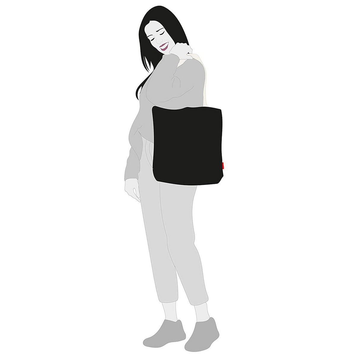 Totebags Big Bag Model "Why The Hell Not"