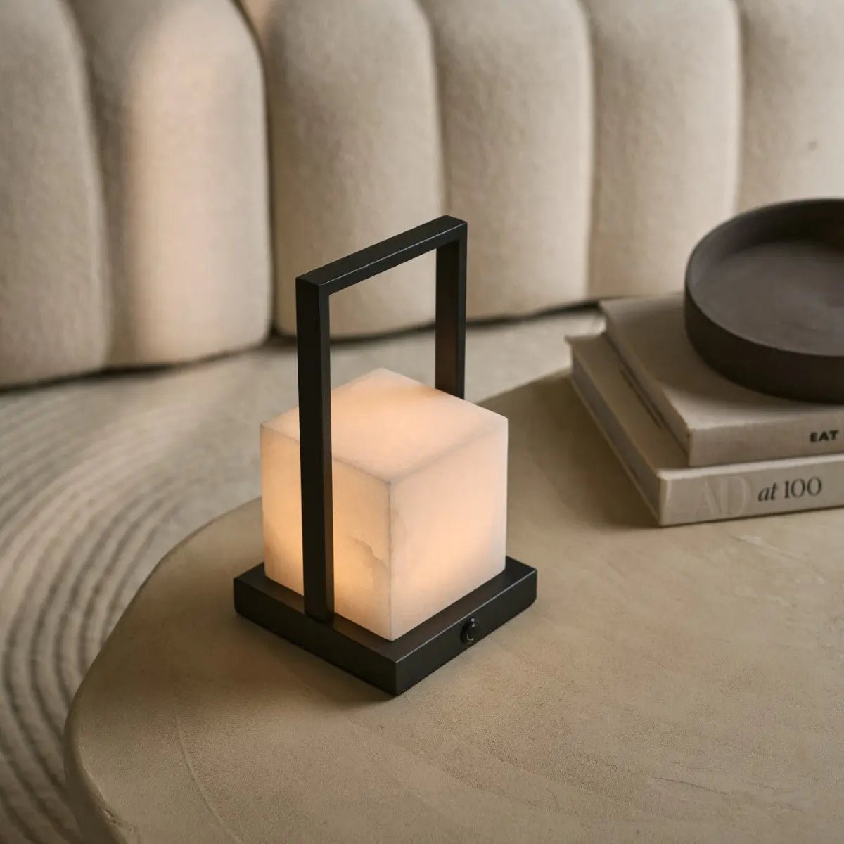 Nola Alabaster Rechargeable Table Lamp
